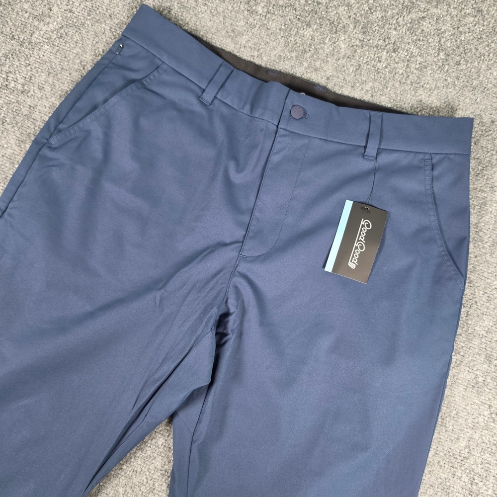 Good Good Ideal Sport Jogger‎ Men 34 Navy Blue Golf Pants GG278 NWT